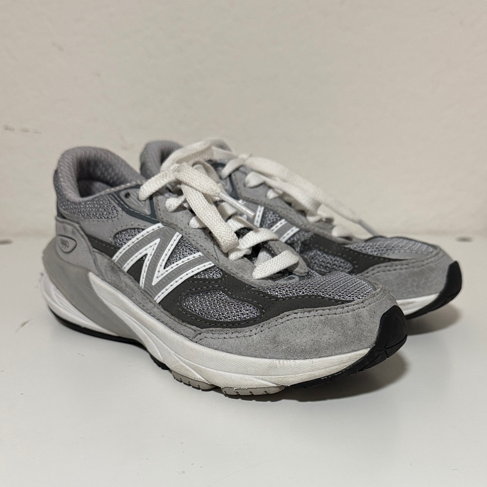 New Balance Charcoal and White Athletic Shoes